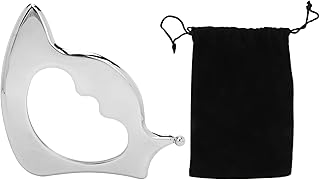 Placa de Massagem Gua Sha Aço Inoxidável Fisioterapia Gua Sha Ferramenta de Escultura para Tecidos Moles Gua Sha Ferramenta de Escultura
