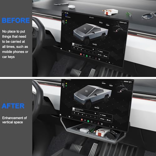 ELECFRESH Under Screen Storage Tray