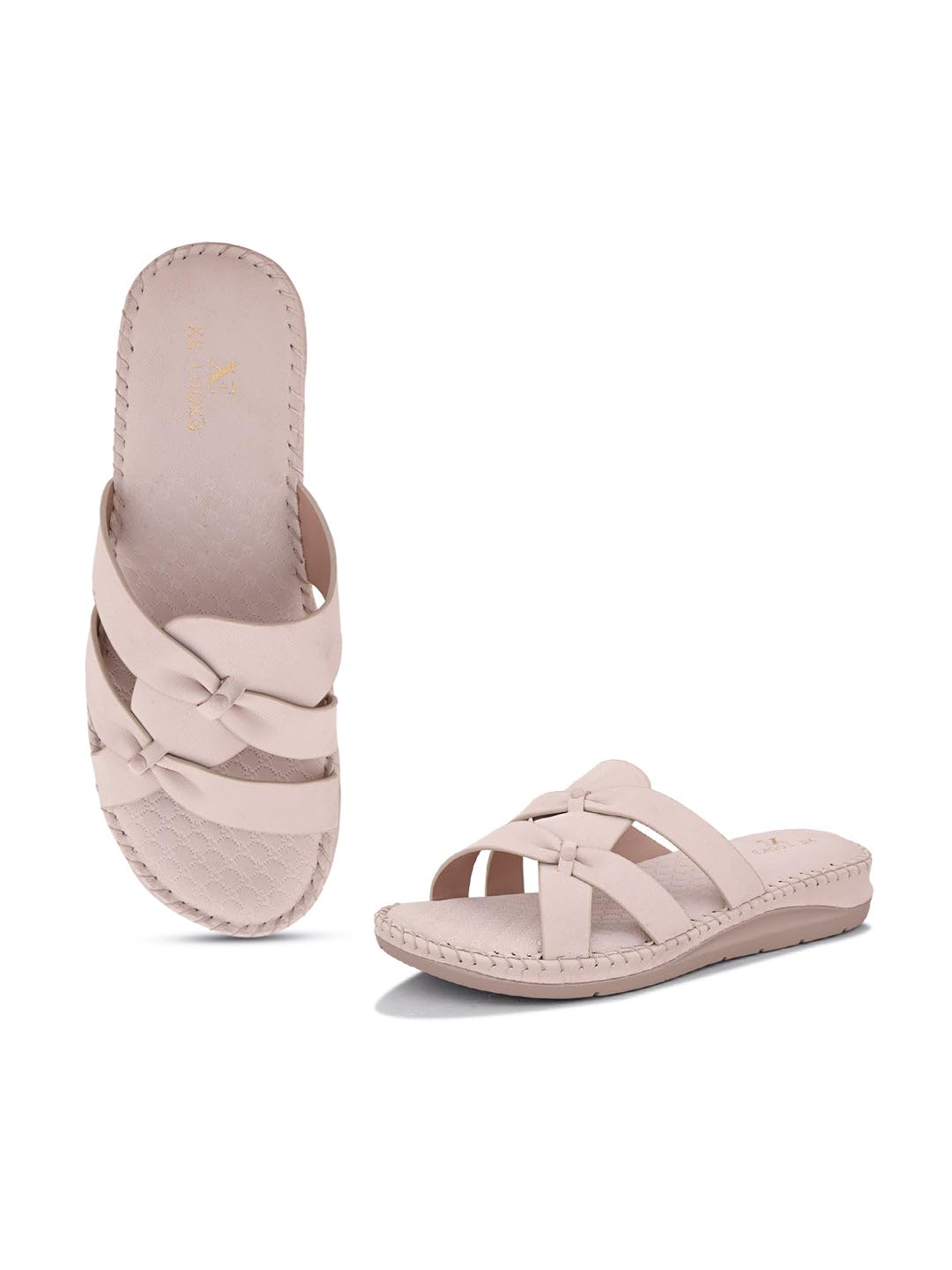 Orthopedic Doctor Slippers – Cross-Strap Flat Sandals with Cushioned Sole and Trendy Design for Girls & Womens-image-16