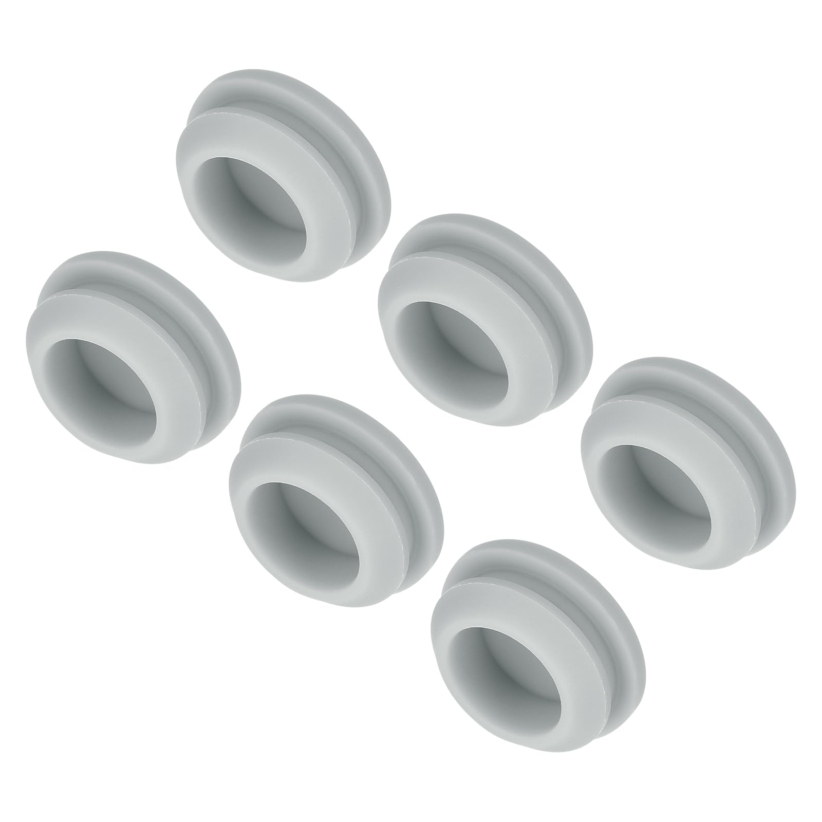 Produktbild von PATIKIL 30x Silikonstopfen 8,5 Mm – Runde Gummistopfen Für Löcher 8–8,5 Mm, Weiß, Wasserdicht, Hitzebeständig