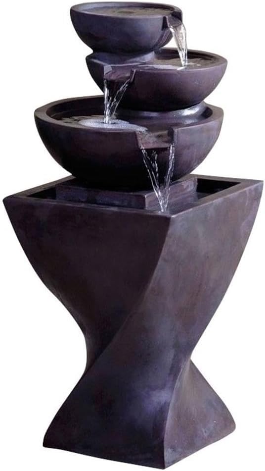 Jeco Modern Tier Bowls Indoor Water Fountain