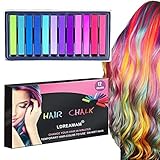 Hair Chalk,12 Color Hair Chalk Paint,Hair Chalk Set,Temporary Washable Hair Color Dye for Kids,Non-S