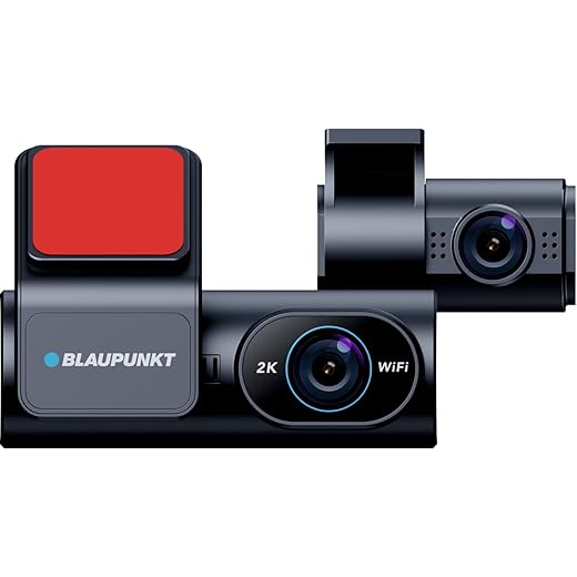 Blaupunkt Dashcam 2K + 1080P 256GB