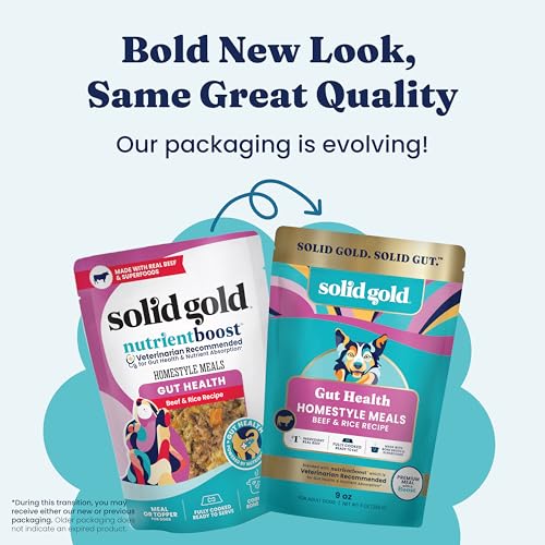 Image of Solid Gold Beef & Bone Broth Wet Dog Food Topper & Meal, Adult Dogs, 6ct