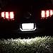 iJDMTOY OEM-Fit 3W Full LED License Plate Light Kit Compatible with Ford 2011-14 Mustang, 2009-18 Flex, 2008-17 Focus, Powered by 3-Piece Osram Xenon White LED