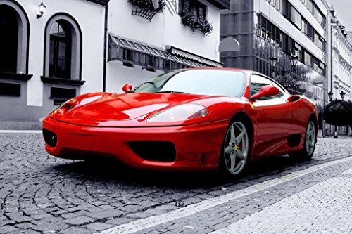 Pyramid Ferrari Dream Machines Poster Print