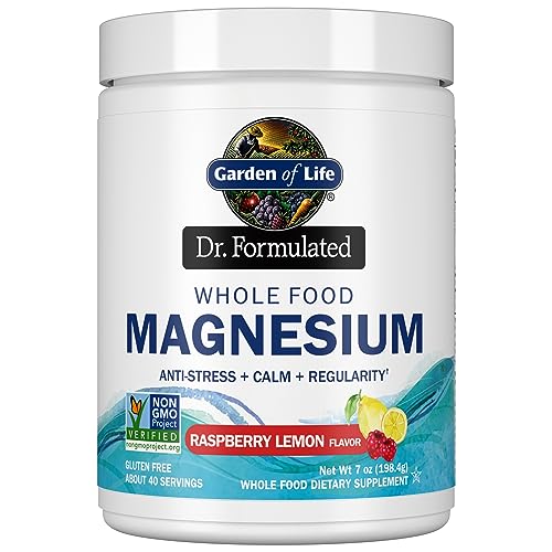 Garden of Life Dr. Formulated, Whole Food Magnesium, Raspberry Lemon, 7 oz (198.4 g) Raspberry Lemon Powder 7 oz (198.4 g)
