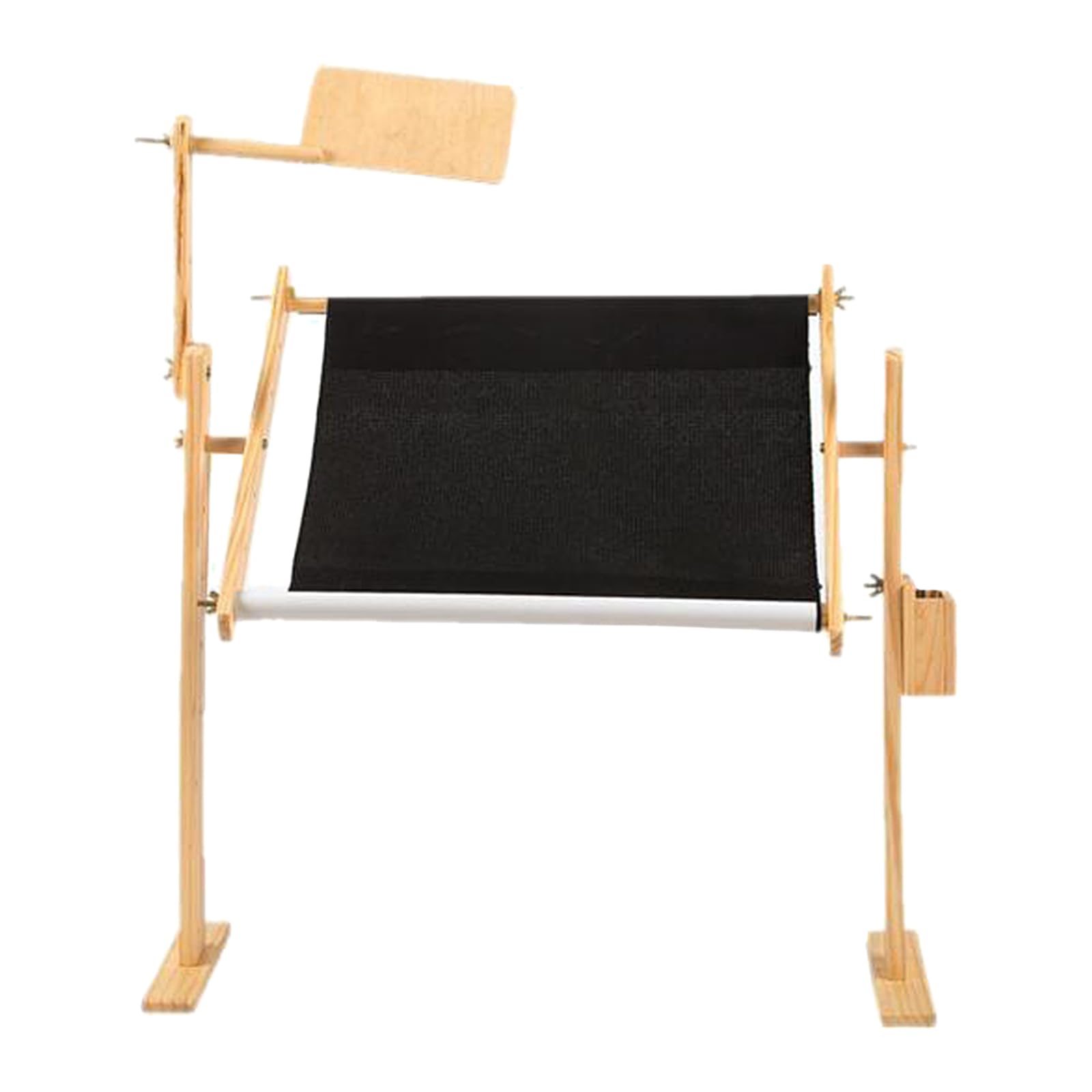 Support pour cadre à broder au point de croix en plastique beige
