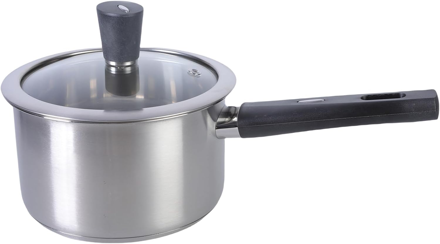 Stainless Steel Saucepan Small Cooking Pots Cookware with Ergonomic Wood Handle Efficient Milk Pans Kitchen Accessories Kitchen Pots