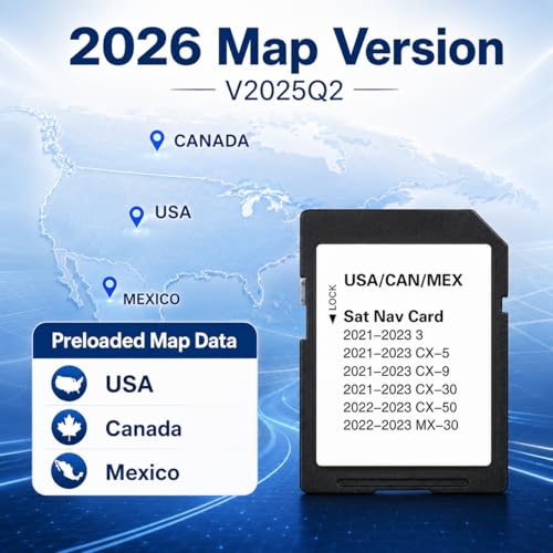 Carte SD de navigation mise à jour carte transparente CX-5 CX-30