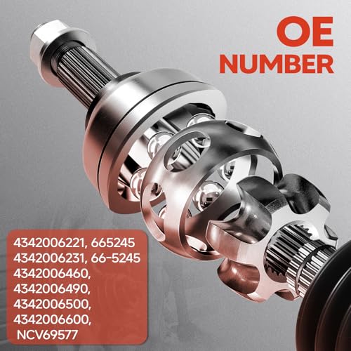 Orceed Front Left Driver Side CV Axle Shaft Assembly, Fit for Toyota Camry 2002-2009 2.4L Gas, Fit for Highlander 2001-2007 2.4L FWD, Fit for Solara 2004-2008 2.4L, OE 4342006221, 4342006231 by Orceed - Image 2