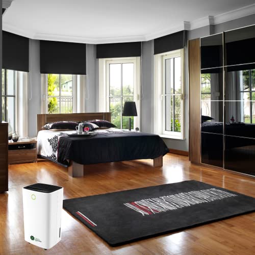 Deshumidificador de 12L Cobertura 25m²/125m³ Silencioso Bajo Consumo con Sensor de humedad manguera de drenaje y depósito 3 Modos 2 velocidades Temporizador 24H. Secado de Ropa - imagen 5