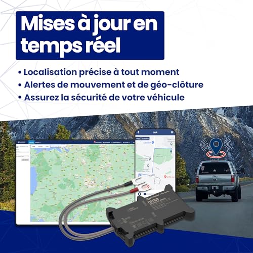 Transpoco FMC880 Plotter GPS Auto 4G - Monitoraggio in Tempo Reale con SIM Inclusa - Abbonamento 3 Mesi, Geofencing, Avvisi Antifurto, Cronologia, Supporto UE