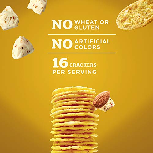 Image of Blue Diamond Almonds Nut Thins Cracker Crisps, Pepper Jack,4.25 Ounce (Pack of 4)