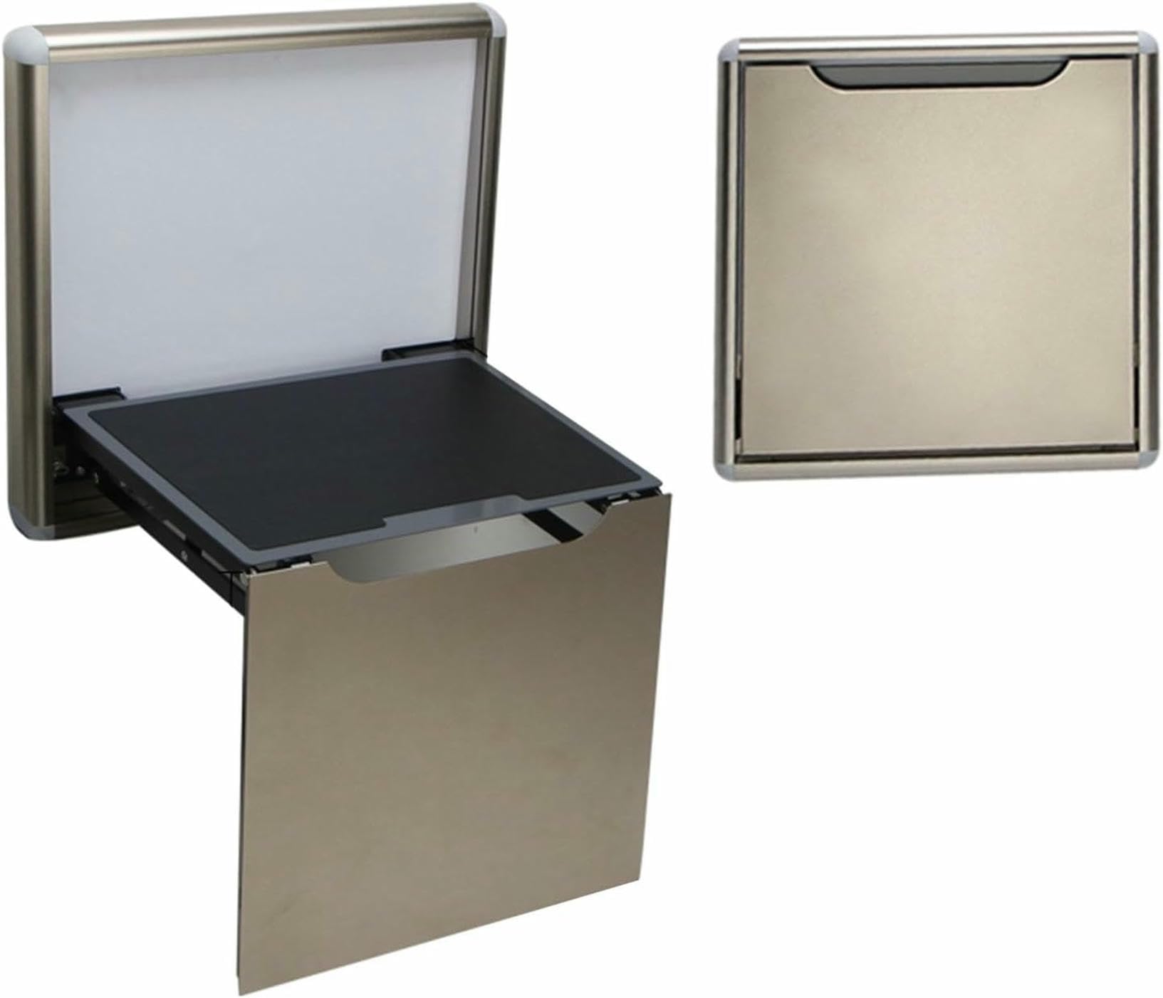 Invisible Wall-Mounted Shoe Changing Stool - Space-Saving Foldable Bench with Damping Buffer Seat for Entryway &amp; Home nization