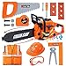 Skirtoy Toy Chainsaw for Kids, Pretend Play Series Kids Tool Set, Outdoor Electronic Chainsaw Toy Tool Set, Preschool Learning Toddler Tool Set,, STEM Toys Gift for Boys & Girls Age 3+