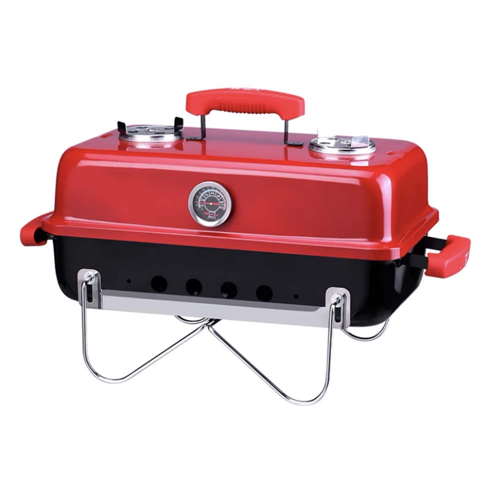 FHRKA Charcoal Grills, Charcoal Grill Charcoal Barbecue Oven Outdoor Household Folding Portable Barbecue Grill BBQ