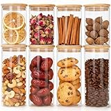 Aevcvok Tarros de Cristal con Tapa, Café