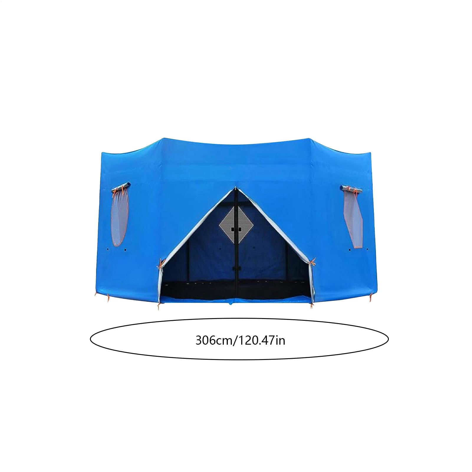 di trampolino - Coperchio tonalità pieghevole a 8 poli, baldacchino top a prova di sole, accessorio resistente all'umidità | per top di trampolino protettivo all'aperto per bambini Sports