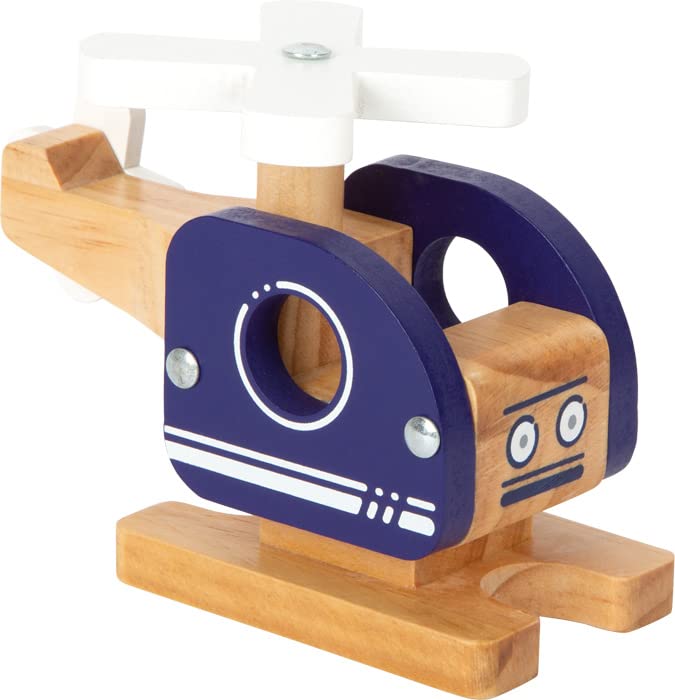 Small Foot Helicopter, toy for children made of FSC® 100%-certified wood, for ages 18+ months. Prod. No. 12287 - Image 3