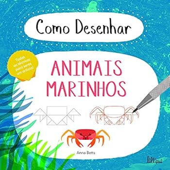 Paperback Como Desenhar Animais Marinhos [Portuguese] Book