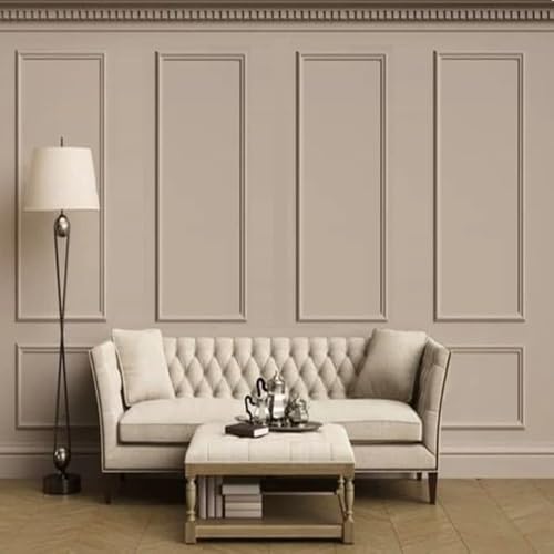 Led Mall Home Kit Boiserie Mod. Bordeaux In Duropolimero – Pannelli Decorativi Per Pareti – Facile Da Montare – Rivestimento Parete Interna – Cornice 