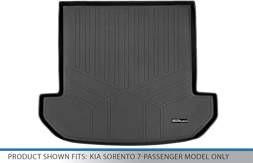 Miniatura 3 de SMARTLINER Alfombrilla de suelo para maletero de carga para todo tipo de clima detrás de la segunda fila para Kia Sorento 2016-2020