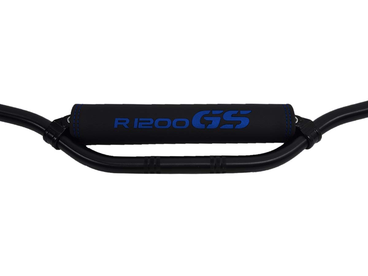 Paracolpi Manubrio Per BMW R1200GS - Imbottito In Schiuma, Logo Bianco, Chiusura A Velcro - Foto 9