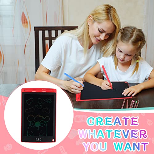 4 Pcs Lcd Writing Tablet Doodle Board Electronic Toy 8.5 Inch Lcd Writing Board Electronic Tablet Writing Erasable Drawing Pad Reusable Writing Pad For Kids (Blue, Red, Green, Pink) #TOP5
