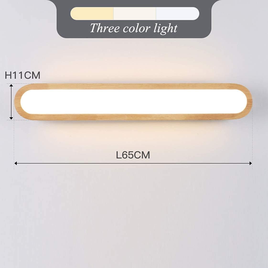 Generico Lampada da parete a LED Compatible with specchio bagno, dimmerabile, solida, a, Compatible with camera letto, comodino, studio, soggiorno, balcone, scala,lampadario