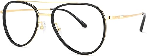 Miniatura 7 de Zeelool Chic TR90 - Lentes de bloqueo de luz azul aviador para computadora y juegos para mujeres y hombres Ellis TX531583