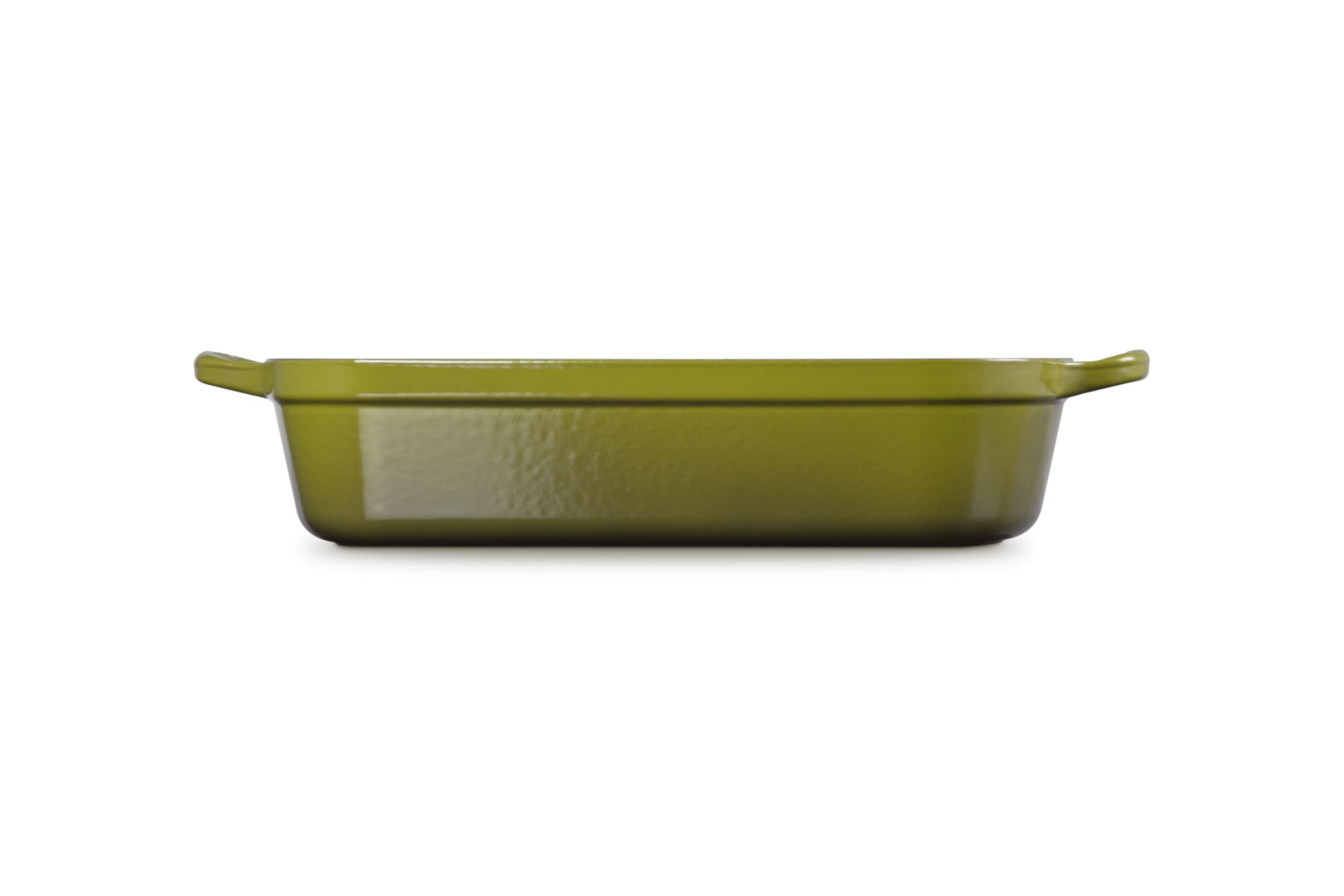 Le Creuset Olive Enameled Cast Iron Roaster - 5.25 qt -3