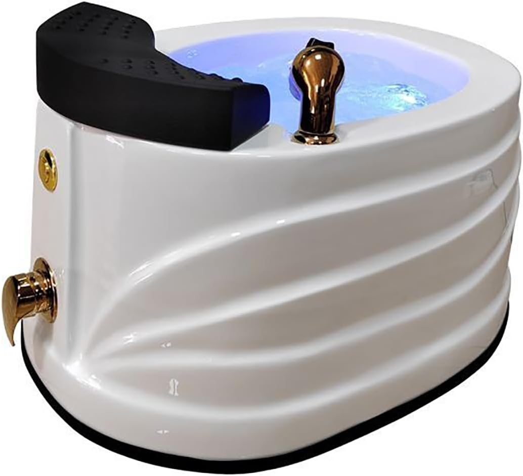 Extra Large Acrylic Foot Soaking Basin with Massager Spa - Relaxing Foot Care Bucket for Home Spa Experience