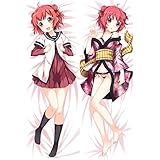 Lyutong Yuru Yuri/Akari Akaza/Anime Pretty Girl Embracing Body Pillowcase/150x50cm Peach...