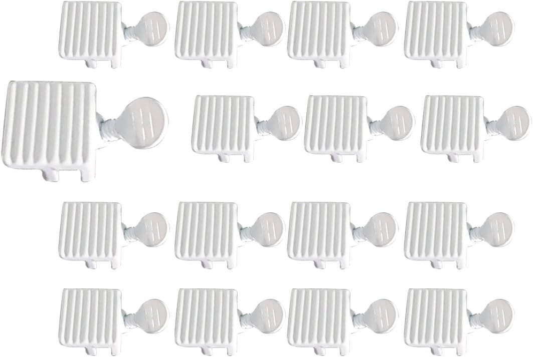 QCAA Heavy Sliding Window Lock, Zinc Die Cast, 1/4", Black, 4 Pack, Made in Taiwan