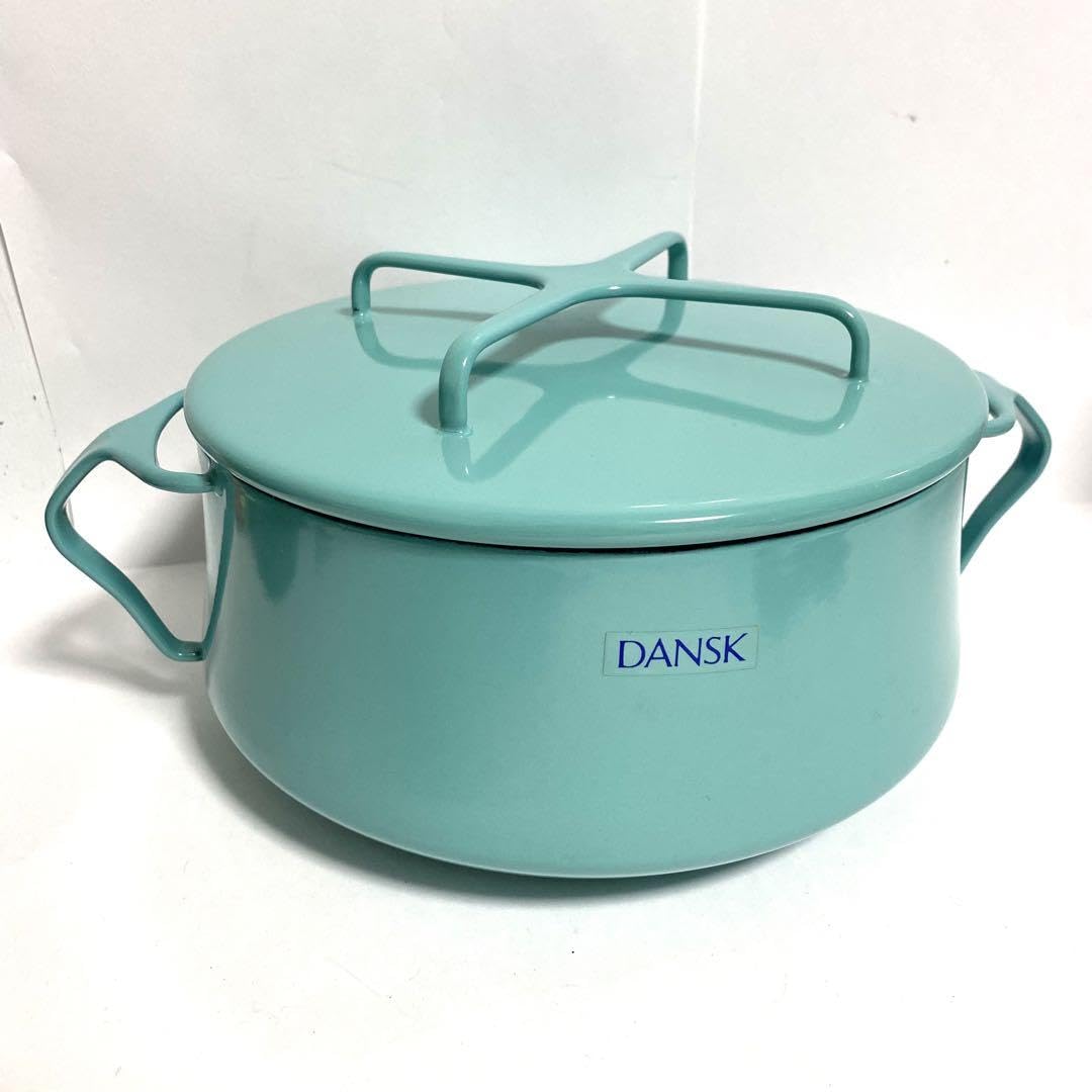 デンマーク ダンスク コベンスタイル ホーロー鍋 両手鍋 水色 18cm Amazon | ダンスク コベンスタイル 両手鍋 18cm | ノーブランド
