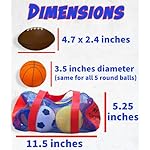 My First Sports Bag! 6-Pack of 3.5 inch Foam Balls with Gym Bag, Kids and Toddlers 3+, Toddler Sports Balls - Image 2