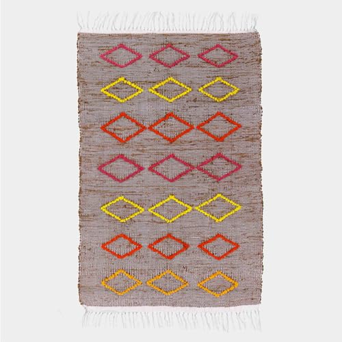 Tapis fait main lavable Star Cover : la solution douce petits espaces