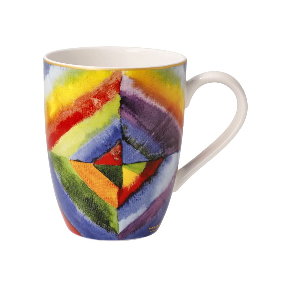 Goebel Multicolor Artis Orbis Wassily Kandinsky Colour Study Artist Mug 12.5 X 9 X 11 Cm