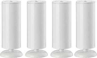 ZZYE Legs for Furniture Furniture Legs, Table Legs Set of 4 Couch Legs with Screws Sofa Legs Desk Legs Replacement Leg for TV Stand, Sofa, Cabinet Furniture Legs (Color : White, Size : 10cm/4in)