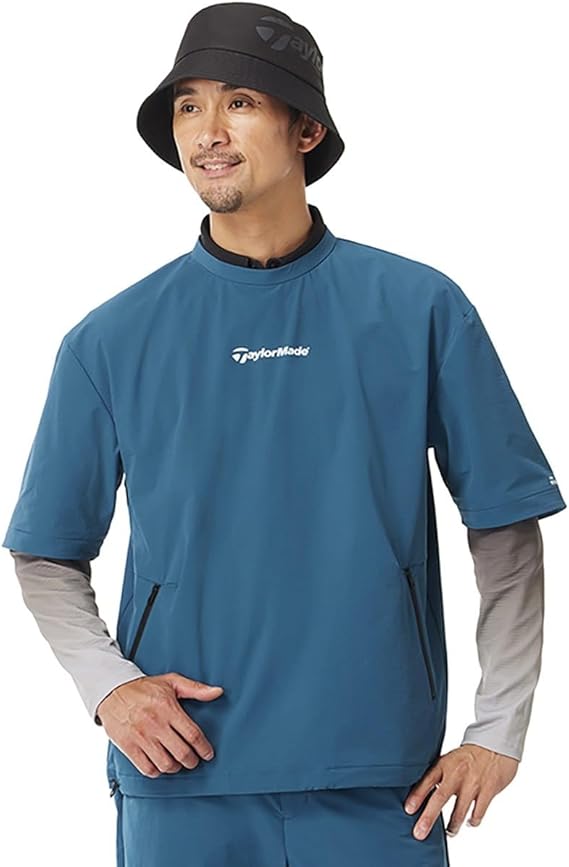 ☪️テーラーメイド☪️ビッグロゴ‼️スムースストレッチクルー