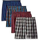 Fruit of the Loom Men's Premium Woven Boxer (4 Pack)