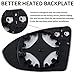 LOIYLLEN Passenger Side Mirror Replacement for Volkswagen VW Golf MK7, GTI, R, SportWagen, Alltrack, Jetta - Right Heated Mirrors Glass