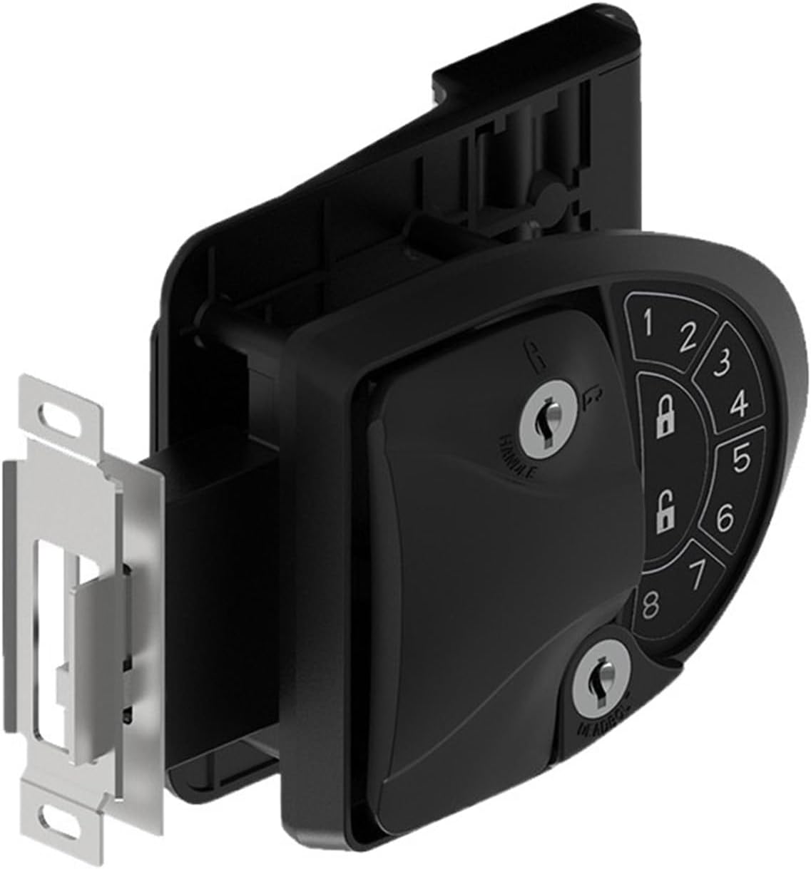 MB422 RV Lock Password Lock VR RV Lock Trailer RV Camper RV Door Lock Password Lock Lock(Black)