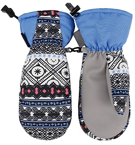 Andorra Women's Bohemian Waterproof Ski Gloves, Style4, S/M #TOP1