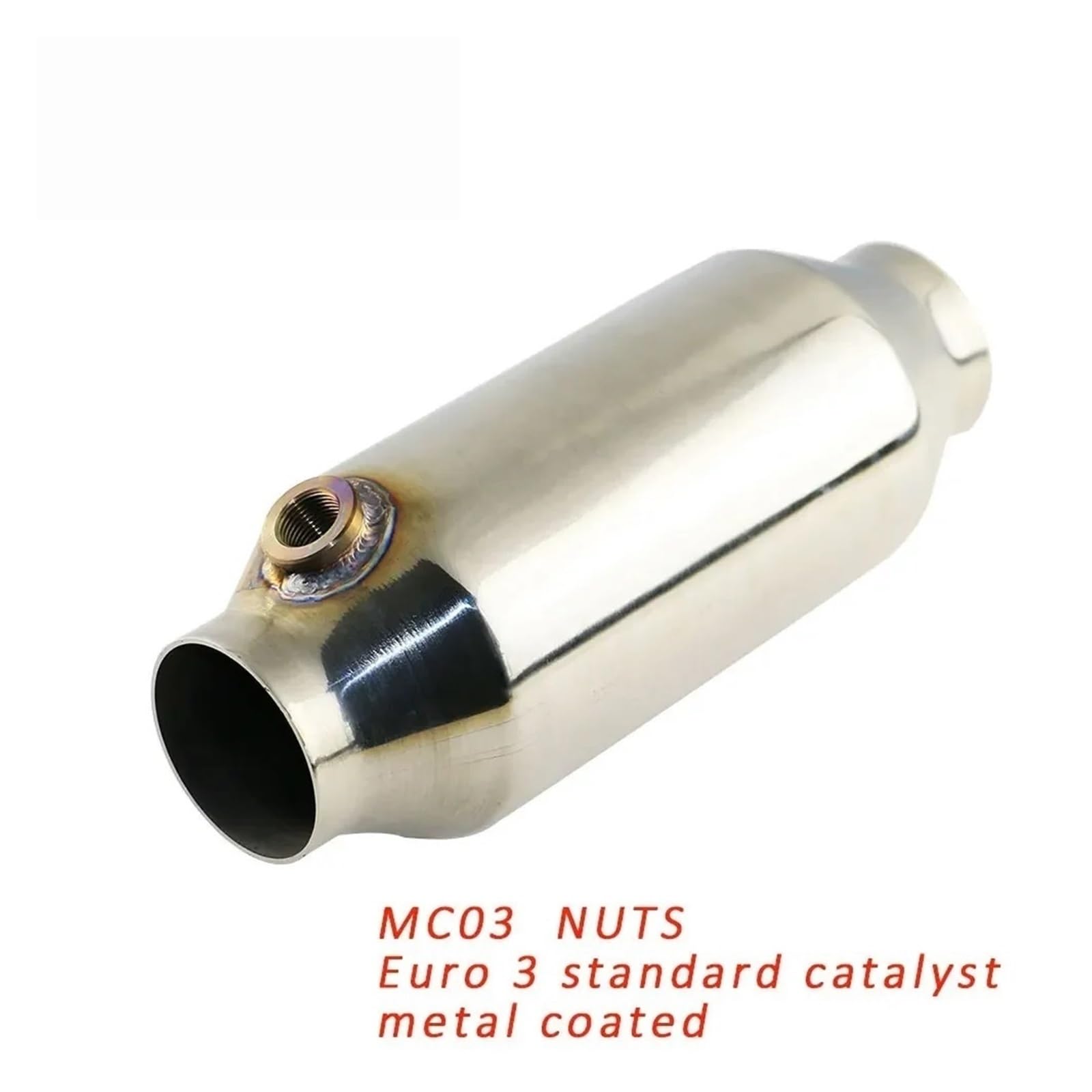 Układ Wydechowy Samochodu 57mm Wlot Wylot Metalowy Katalizator Uniwersalny Samochodowy O Wysokim Przepływie Środek czyszczący do katalizatora benzyny | MC03-EURO3