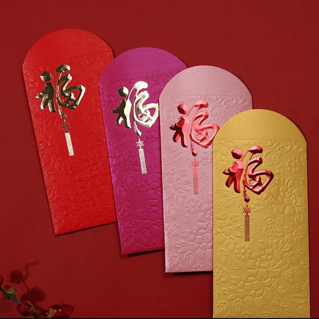 chinese rode enveloppen Nieuwjaar Rode Envelop 10 stks/set Chinese Festival Verjaardag Trouwen Bruiloft Universele Geluk Geld Rode Envelop Hongbao Gift