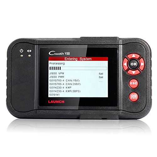 Launch X431 OBD2 Scan Tool VIII Vehicle Code Reader for ENG/at/ABS/SRS/EPB/SAS/Oil Service Light Resets