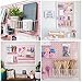 Pegboard Accessories Organizer, Peg hooks & Pegboard wall mount baskets set and hook assortment 1/4