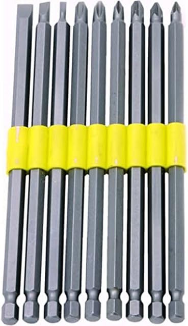 Rolson 30339 9 pc 150 mm Screwdriver Bit Set